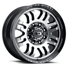 18 Vision 409 Inferno Gloss Black Machined Face 18x9 Wheel 6x5.5 6x139.7 12mm 18 Vision 409 Inferno Gloss Black Machined Face 18x9 Wheel 6x5.5 6x139.7 12mm
