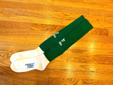 Vintage Adidas Knee High Tube Socks Green / White