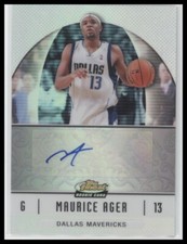 2006-07 Finest #95 Maurice Ager Rookie Autographs Refractors