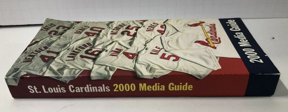 Guía de medios de los Cardenales de San Luis 2000 - Mark McGwire, Jim Edmunds - NLCS - MLB Foto 3 de 4