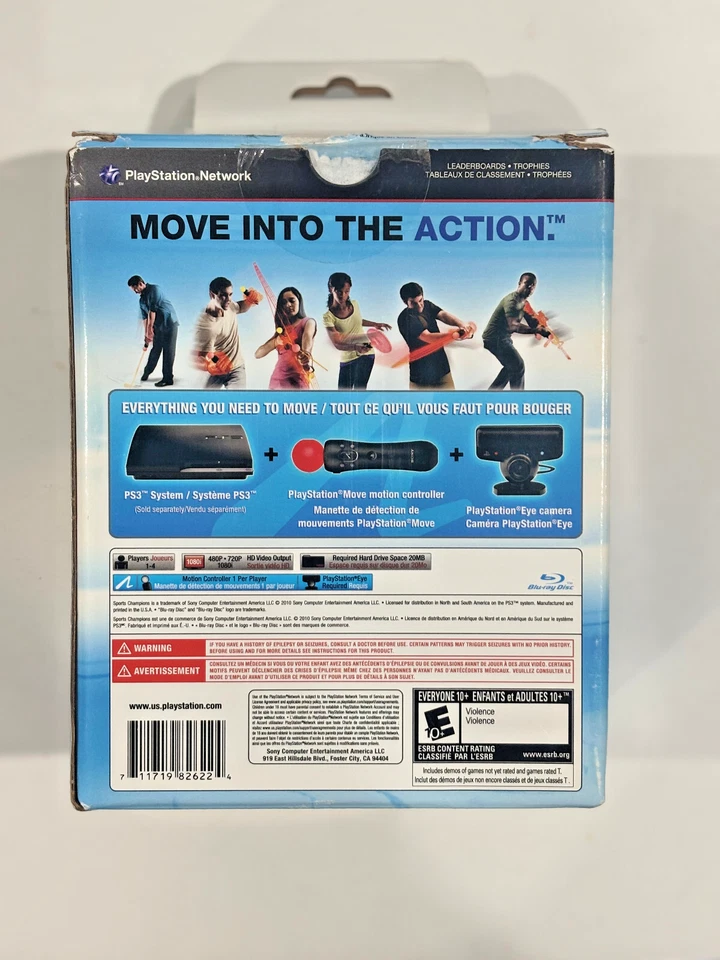PlayStation 3 PS3 Move Bundle Sports Champions with Camera & Move Controller - Bild 3 von 4