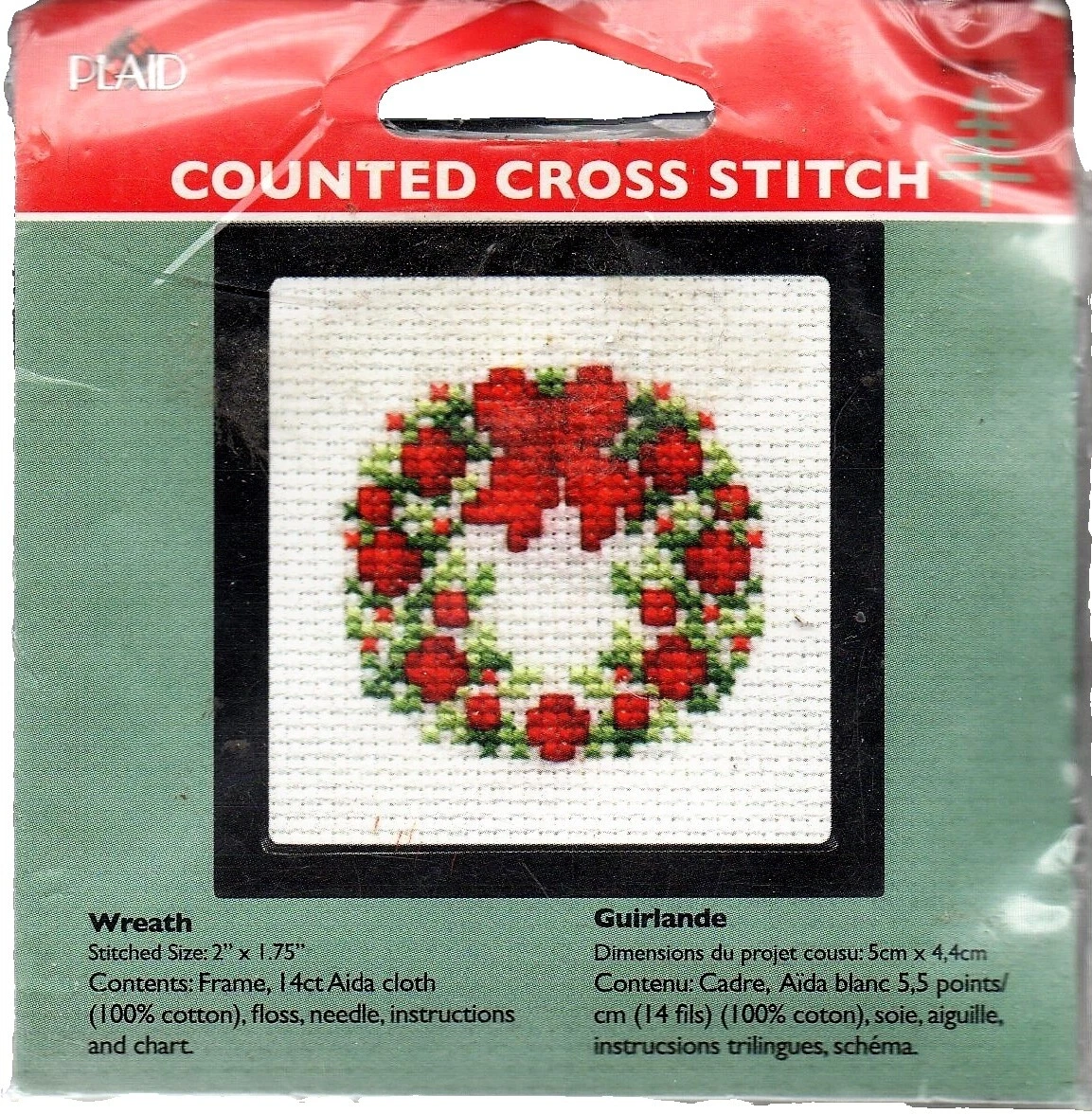 Plaid Holidays Cross Stitch Cross Stitch Kits