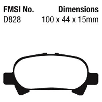 EBC DP41715R Yellowstuff Rear Brake Pads for 2000-2006 Toyota Camry - Image 4 of 4