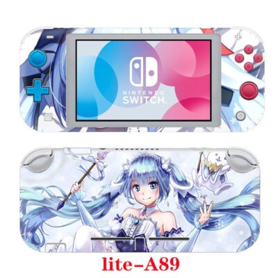 Miku Hatsune Anime Skin Aufkleber Sticker + Schutzfolie Für Nintendo Switch Lite