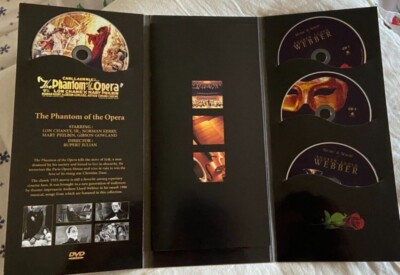 MUSIC&MAGIC ANDREW LLOYD WEBBER 3 CDs + BONUS DVD PHANTOM OF THE OPERA 