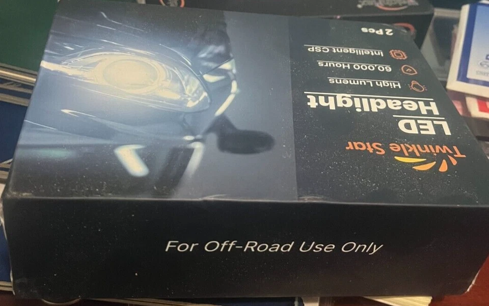 Kit conversor de farol off-road LED alto desempenho Twinkle Star 9003 H4 - Imagem 2 de 4