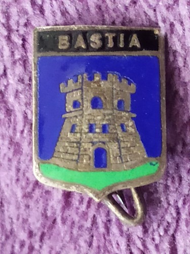 INSIGNE DE COL en tissu, Blason, Ecu. Police Municipale ? Ville de