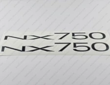 TRACKER MARINE NITRO NX750 BOAT SILVER DECALS STICKERS Set of 2 18" LONG