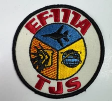 EF-111A TJS USAF US Air Force Raven Aircraft Patch J1