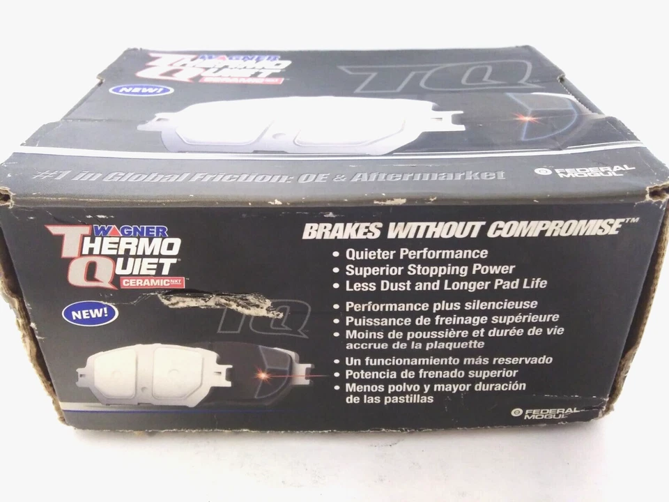 Wagner TQ 刹车片 QC835 陶瓷无硬件后部 适用于 05 10 Scion tC 及更多 — 第 3/4 张图片