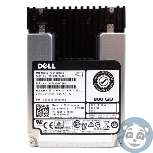 Lot of 3 DELL PX04SMB080 800GB 2.5″ SAS SSD – “A” - Picture 2 of 4