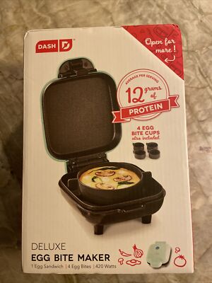 NEW Dash DBBM450GBAQ08 Deluxe Sous Vide Style Egg Bite Maker with Silicone Molds