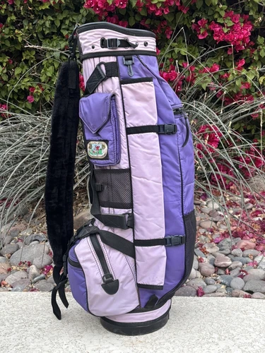 Women’s The Original Bushwhacker Golf Cart Bag Pink Purple Belding Sports