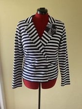 Ladies Jersey Style Cardigan/blazer By Gerry Weber, Size 12, Bnwt