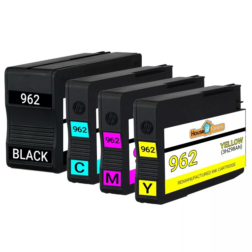 4PK 962 Ink Cartridges for HP Officejet Pro 9010 9015 9018 9020