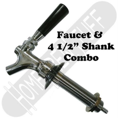 2 Tap Kegerator Conversion Kit Door Mount Homebrew Draft Beer Std. Y