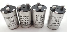 Lot of 4 General Electric FS-2 Fluorescent Lamp Starters 14/15/20 Watts FS2 GE