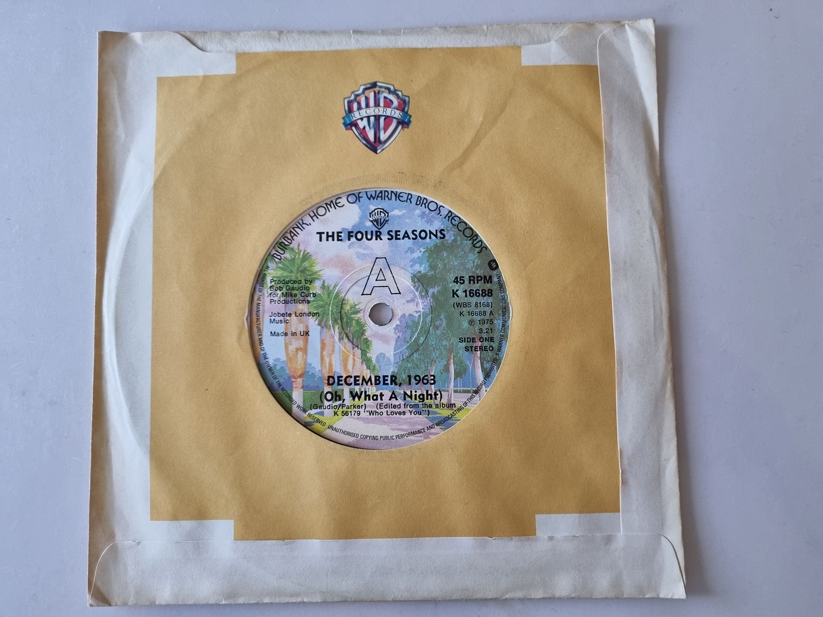 The Four Seasons - December, 1963 (Oh, what a night) 7'' Vinyl UK