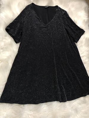 black glitter shift dress Galaxy | Black Sequin Turtle-Neck Long-Sleeve Maxi Dress main image 0