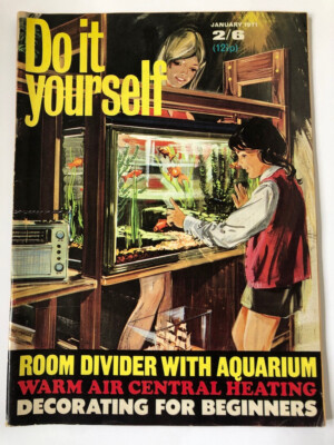 Do It Yourself Magazine January 1971 No. 2/6 , Vintage Magazine VGC