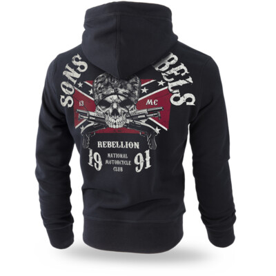 Jumper Pullover Bluse Schwarz Dobermans Aggressive Vikings Sons Of Rebels BK196