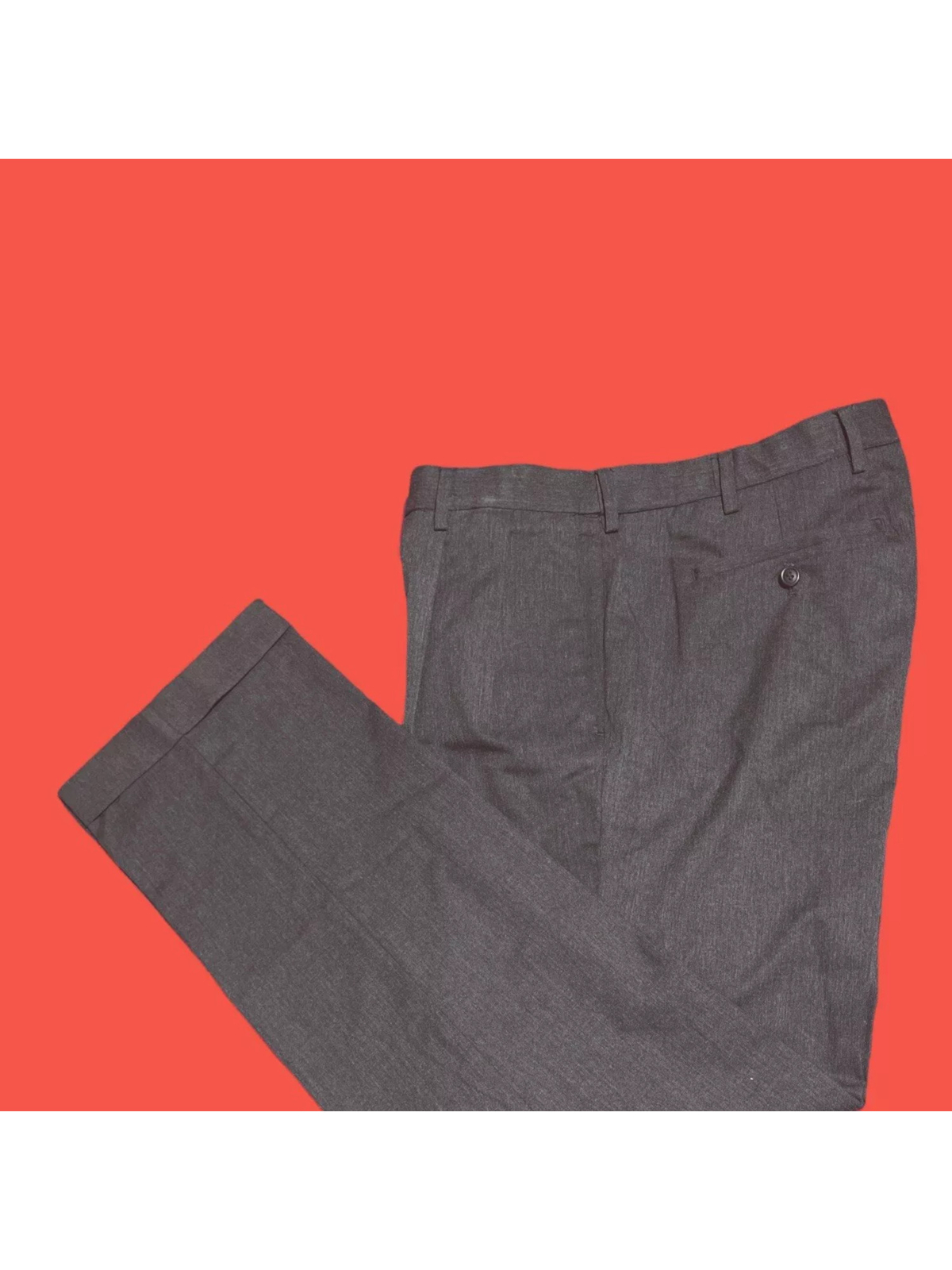 Мужские темно-синие плиссированные брюки с прямыми штанинами из вереска LOUIS RAPHAEL, сшитые на заказ 34X34