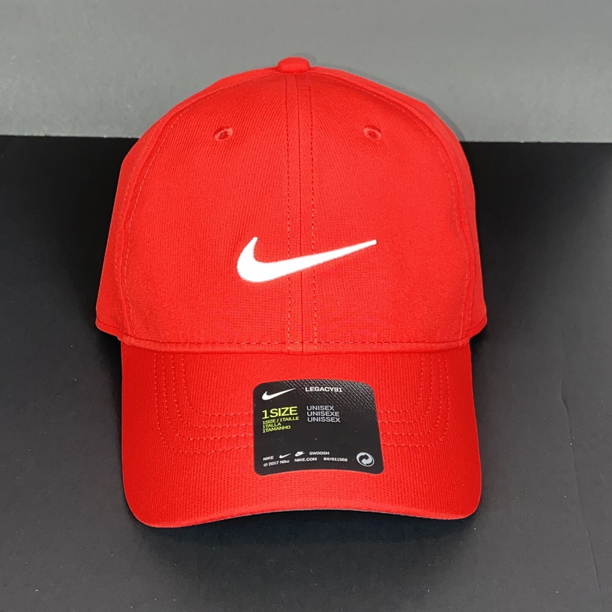 Nike Legacy 91 Red Golf Hat Adult Unisex Size