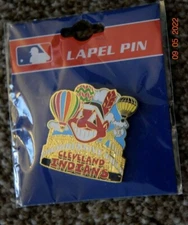 MLB Cleveland Indians Label Pin, "CHIEF YAHOO BALLOON FEST ," Sealed, Orig. Card