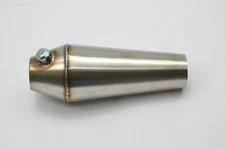 1320 Performance 2.5 inch megaphone Stainless Reverse Cone Blemish o2 bung V1