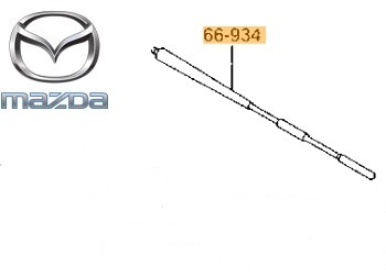 Genuine Mazda 2 2007-2014 Radio Antenna-Albero solo-d35066a30