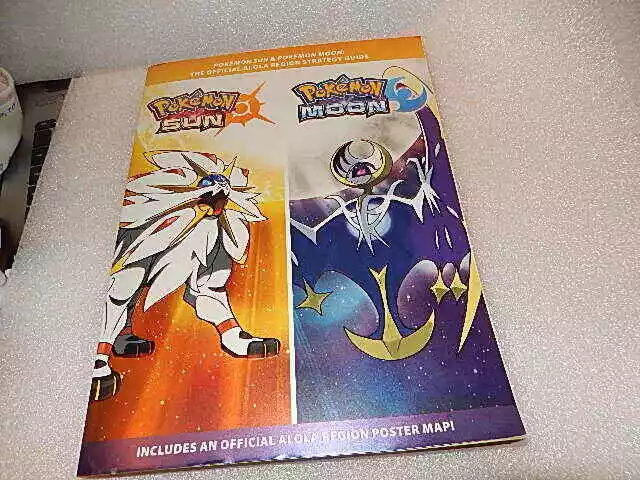 Pokemon Sun & Pokemon Moon ~ Official ALOLA Region Strategy Guide & Poster  Map