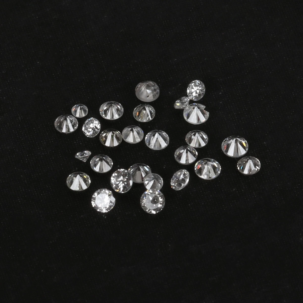 1.9 mm Natural Diamond 0.50 Ct. 20 Pcs Star Melee Diamonds For