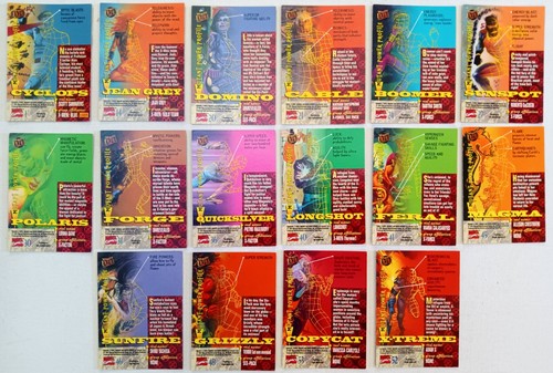 Fleer Ultra X-Men 1994 superhéroes conjunto de 16: #1-53 excelente no consecutivo - Imagen 2 de 2