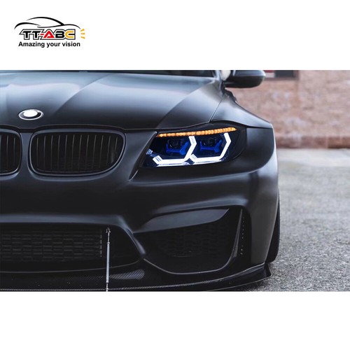 For BMW 3 Series E90 E91 LED DRL Headlights Double Beam Lens Projector 2009-2012 - Picture 24 of 24
