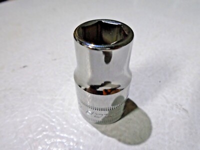 Snap-On Tools TWM13A 1/2''-Drive Metric 13mm Shallow 6-Point Chrome Socket