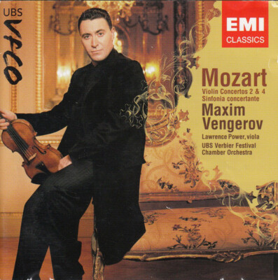 Maxim Vengerov - Mozart: Violinkonzerte Nr. 2 & 4; Konzertsinfonie NEU