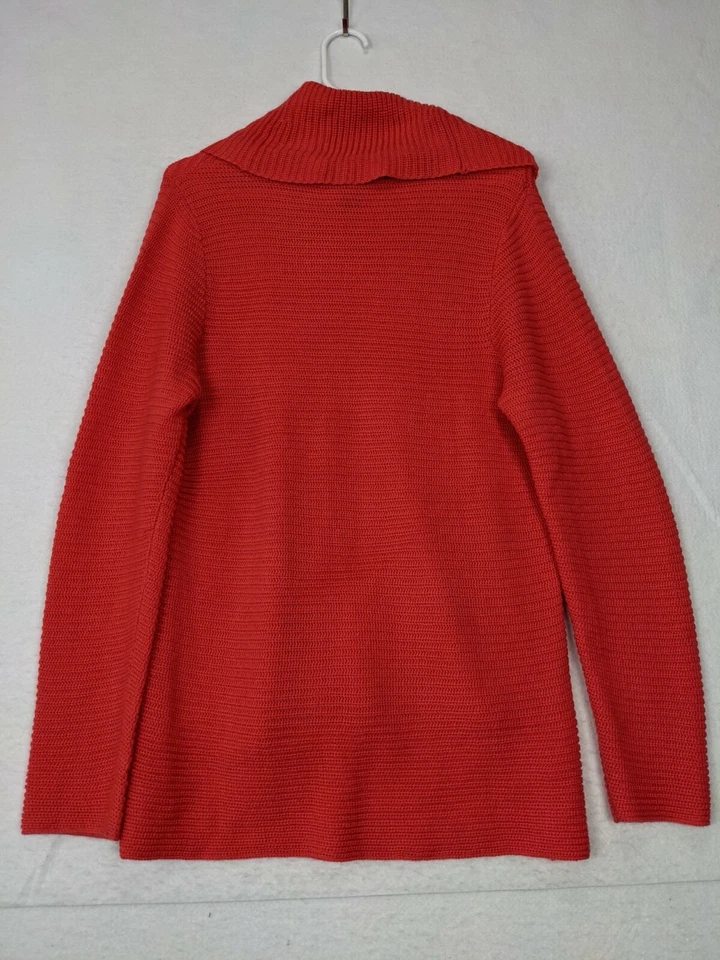 Suéter Pullover Design History Mujer Talla M Acrílico Naranja Capucha Cuello Foto 3 de 3