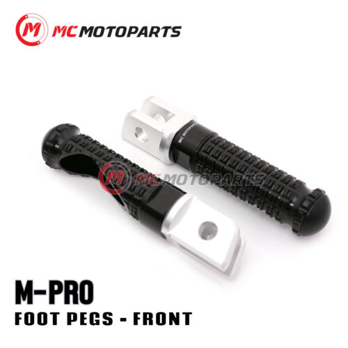 MPRO Black Front Foot Pegs Pedal For Ducati Monster S4 916cc 00-02 01 - Picture 1 of 6