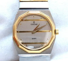 Retro Used concord quartz watch 6.5inch**