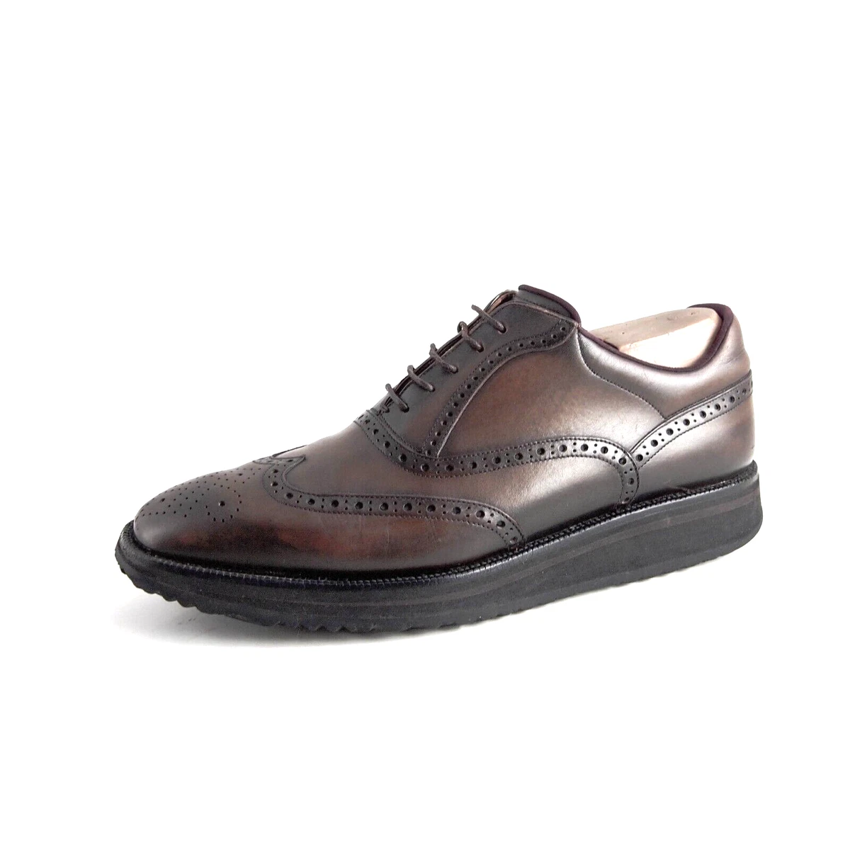 Bally Stiven Lug Semelle Richelieu Marron Bruni Cuir Homme Taille