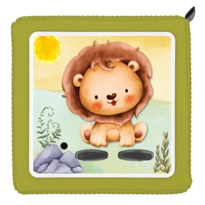 Punalu Schutzfolie für Toniebox, Löwen Baby, Dekofolie selbstklebend, wasser- un