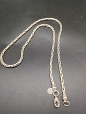 60cm Old Chinese tibet silver handmade Necklace