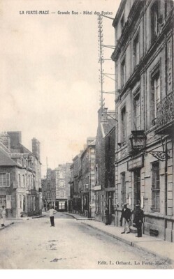 61 .Nr. 107568 . la ferte mace .hotel des postes .grande rue .
