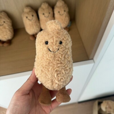 Amazon.com: Jellycat Amuseables Peanut Stuffed Toy, 6 inches  Jellycat AMUSEABLE PEANUT Soft Plush Toy 6x3\