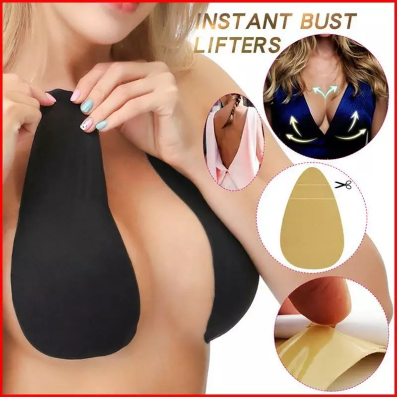 Silicone Push Up Invisible Bra Adhesive Nipple Cover Pasties Boob Breast  Lift