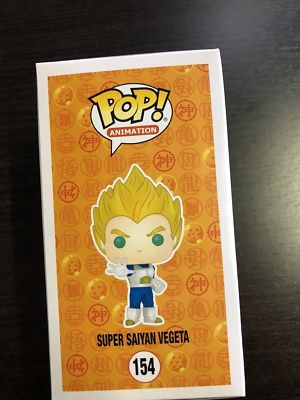 Figura De Acción Dragon Ball Z Super Saiyan Vegeta 154 Funko