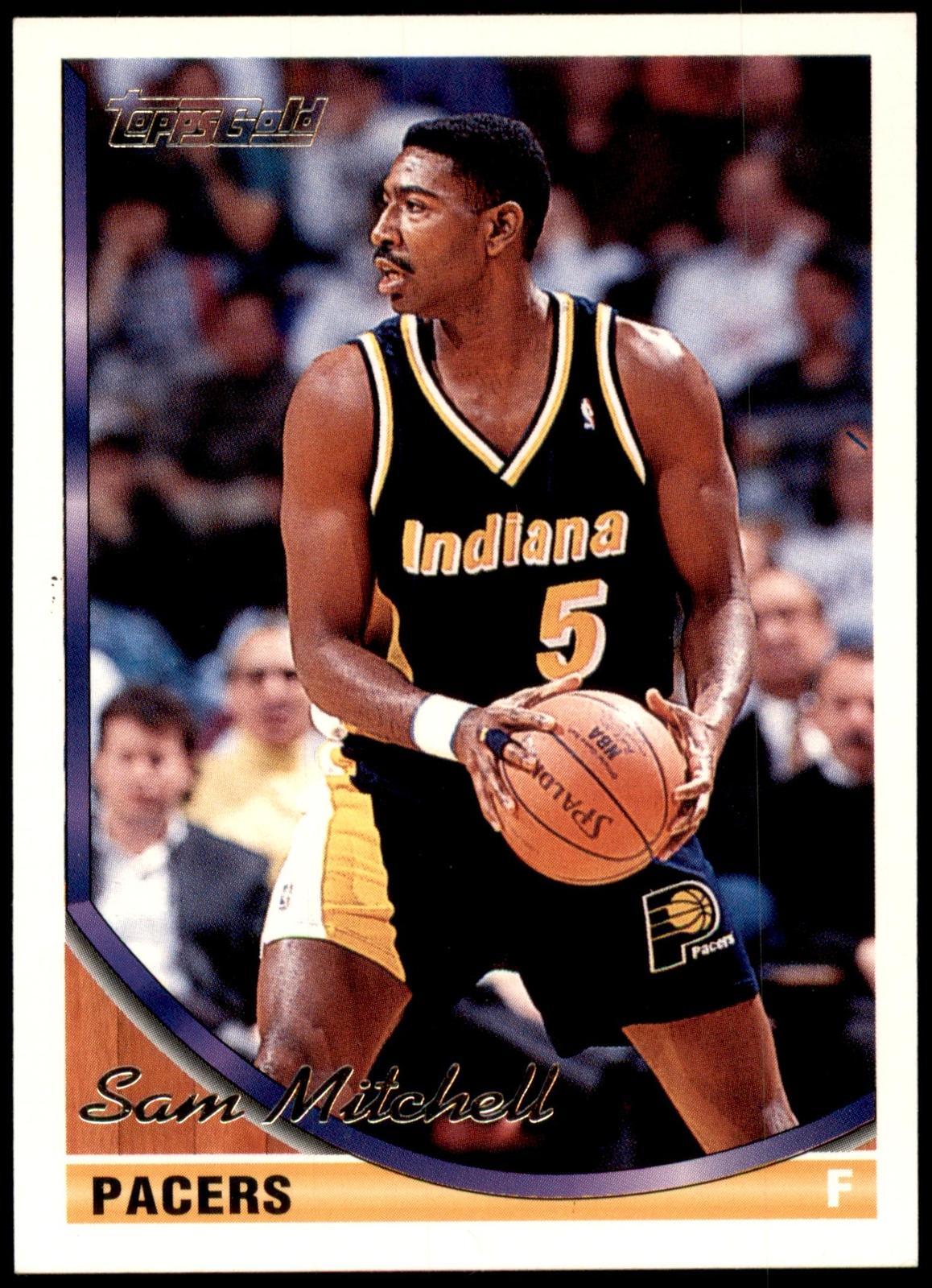 Sam Mitchell #162 1993-94 Topps Gold