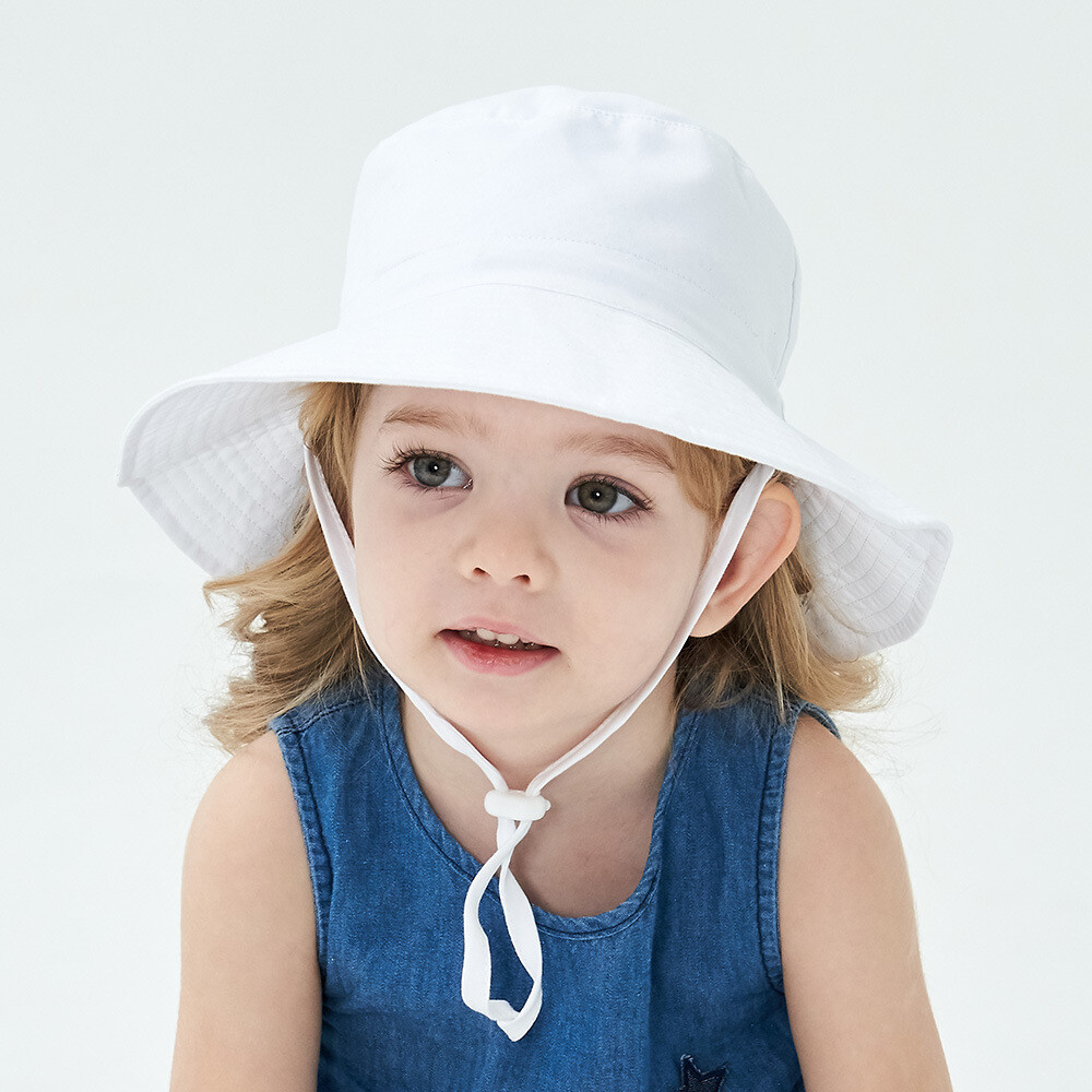 UPF50+ Unisex Kids Bucket Hat Sun Summer Toddler Boys Girls Summer
