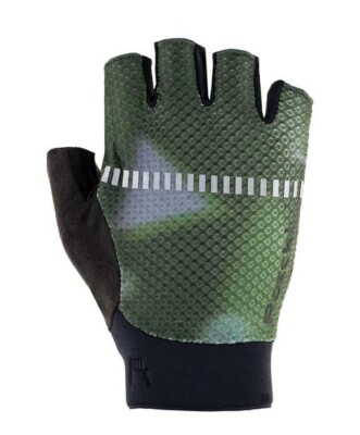 Roeckl Imatra Fahrrad Handschuhe kurz grün/grau 2025