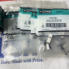 (10) Panduit Fiber Connectors SC  FSCM1BBL New In Packages